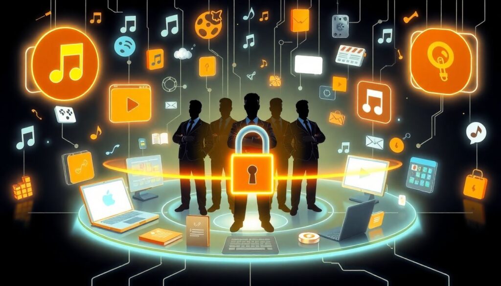 Обладатели прав и их влияние на цифровой выпуск - иллюстрация