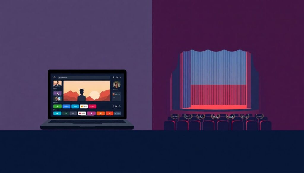 Сравнение сборов: онлайн-премьер vs кинопрокатная неделя - иллюстрация