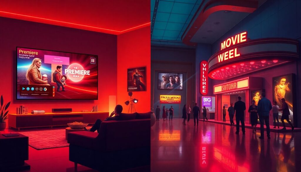 Сравнение сборов: онлайн-премьер vs кинопрокатная неделя - иллюстрация