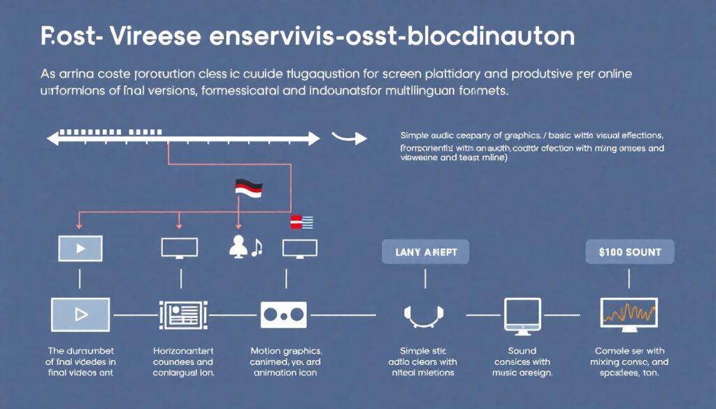 Как работают процессы постпродакшн для онлайн-дистрибуции - иллюстрация