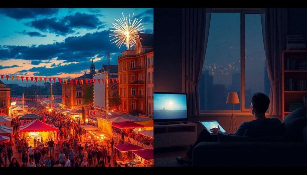 Как влияют локальные праздники на онлайн-просмотр - иллюстрация